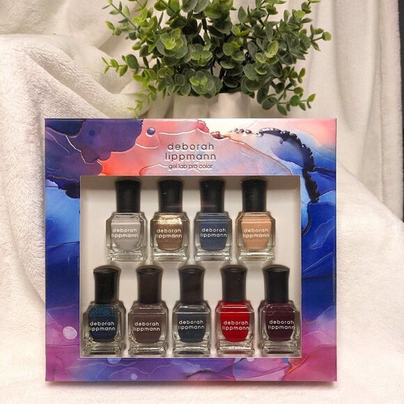 🌸 Deborah Lippmann 9-Pc. Polish Brave Honest Beautiful Kit NIB NWT - Picture 1 of 10